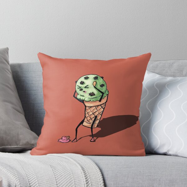 Item preview, Brain Freeze! Too much ice cream! designed and sold by BuzzettaFineArt.