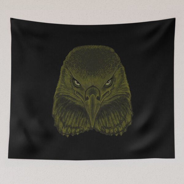 Item preview, AWESOME INTENSE EAGLE PORTRAIT OD green designed and sold by THE AMERICAN TEEVANGELIST.