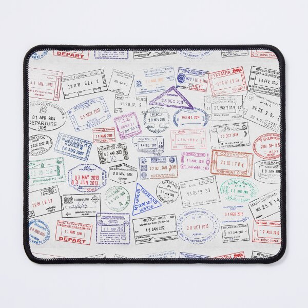 Item preview, Passport Stamps collection pattern designed and sold by jassimGA.