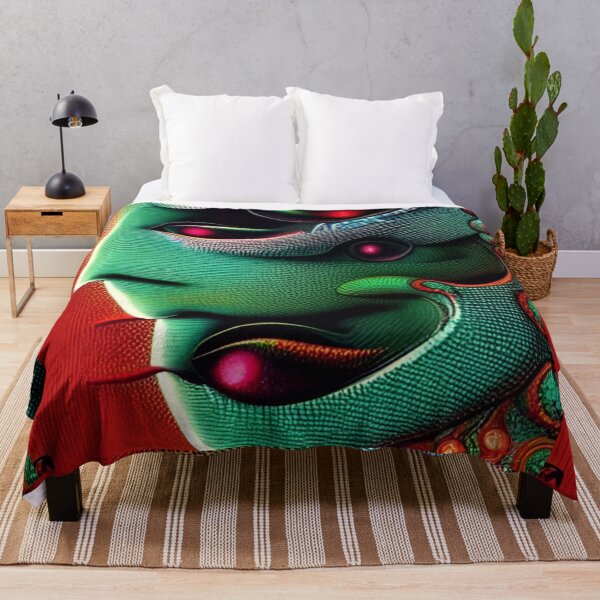 Item preview, Weird textured alien face designed and sold by dtmtattoo.
