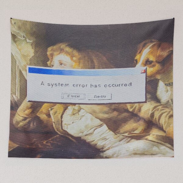Item preview, System Error Banksy Painting designed and sold by WE-ARE-BANKSY.