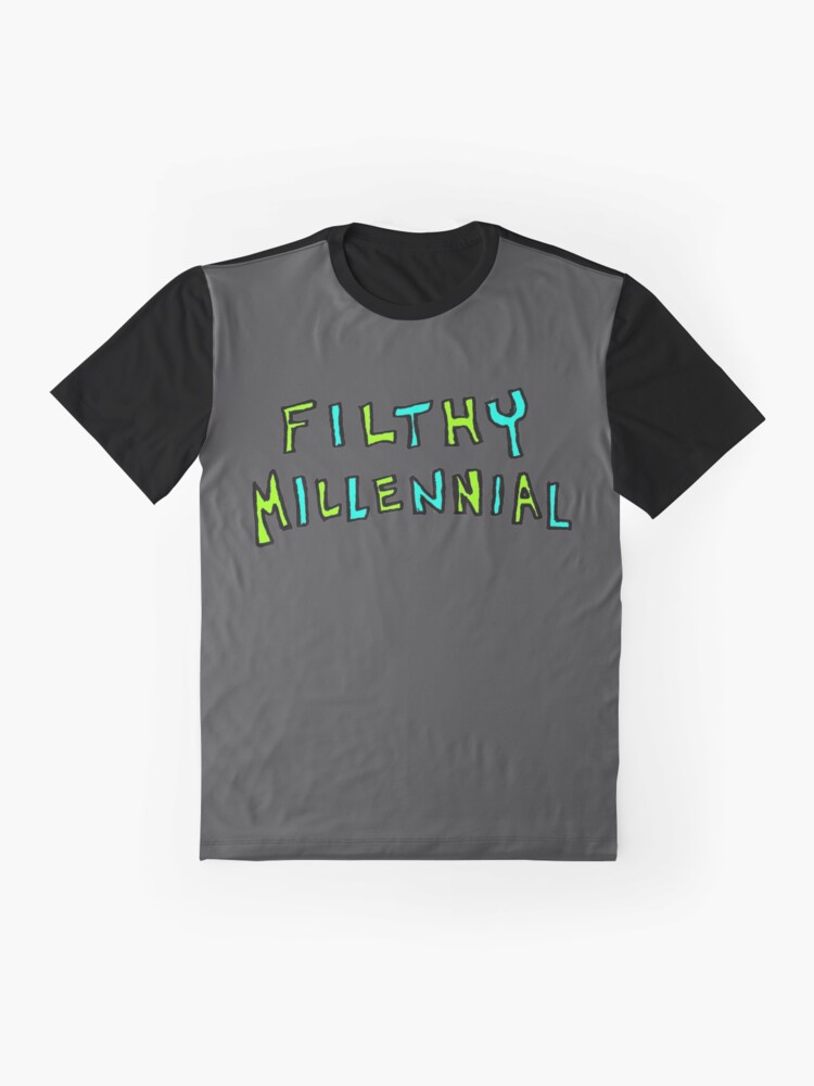 Alternate view of Filthy Millennial Graphic T-Shirt