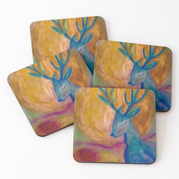 Item preview, Kayumari Blue Deer designed and sold by PaulinaGuerrero.