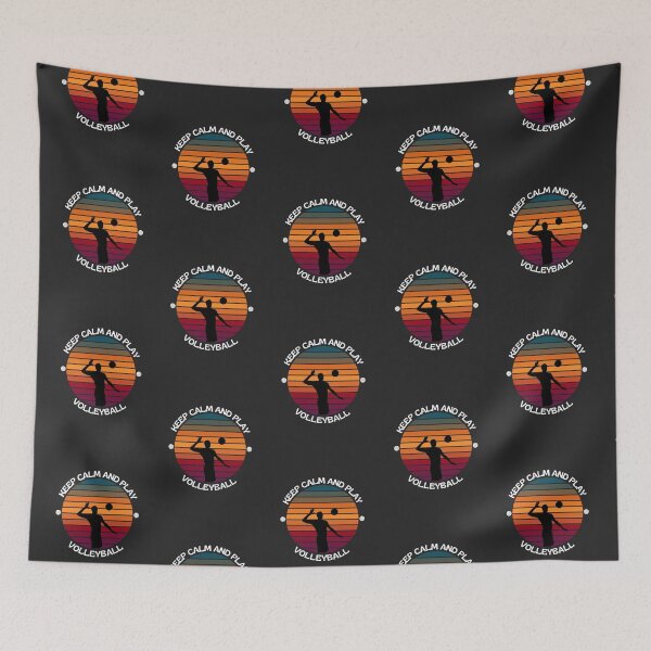 Item preview, Keep Calm And Play Volleyball(Volleyball) designed and sold by Jalib.