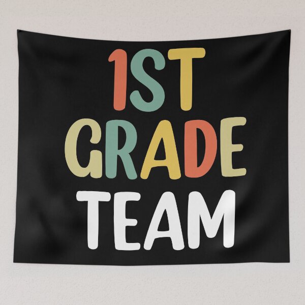 Item preview, 1st Grade Team Retro Groovy Teacher Happy 1st Day Of School  designed and sold by Rami Khalifah.