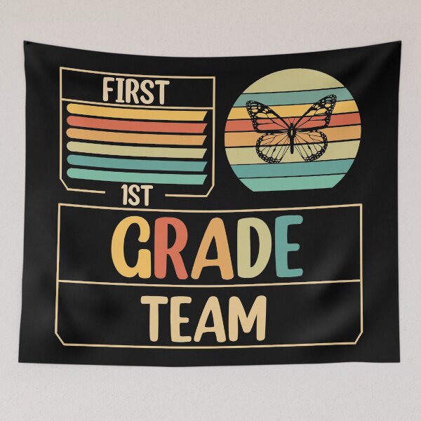 Item preview, 1st Grade Team Retro Groovy Teacher Happy 1st Day Of School  designed and sold by Rami Khalifah.