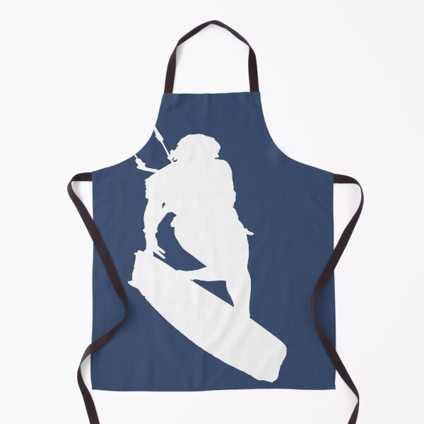 Item preview, Kitesurfers Freestyle Kite Girl Silueta blanca designed and sold by taiche.