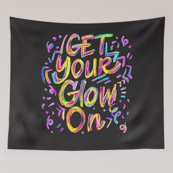 Item preview, Get Your Glow On 80s Music Party designed and sold by PALMERWILLIAMS.