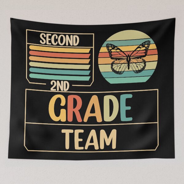 Item preview, 2nd Grade Team Retro Groovy Teacher Happy 1st Day Of School  designed and sold by Rami Khalifah.