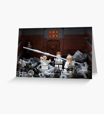 Death Star Trash Compactor Greeting Card