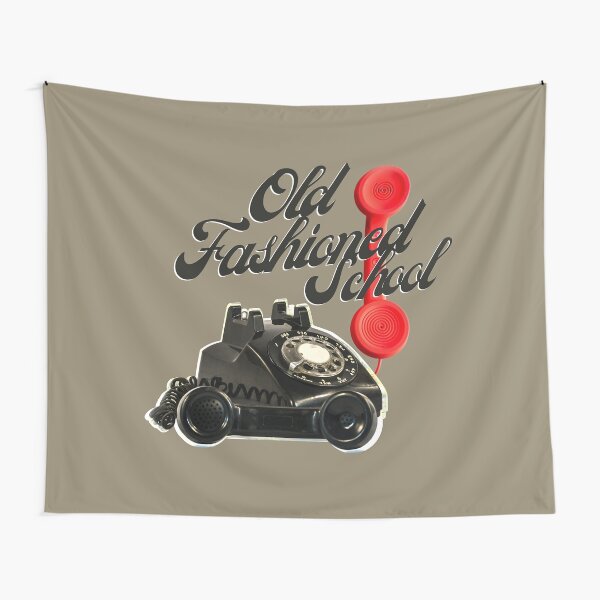 Item preview, old Fashioned school - old telephone  designed and sold by SpiralStairShop.