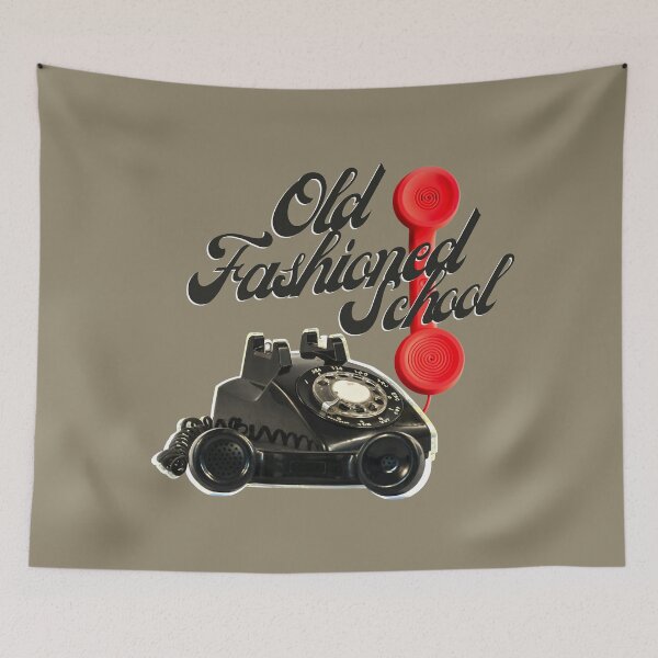 Item preview, old Fashioned school - old telephone  designed and sold by SpiralStairShop.