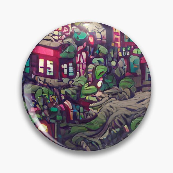 Item preview, AI - Festive Village designed and sold by ArtRicah.