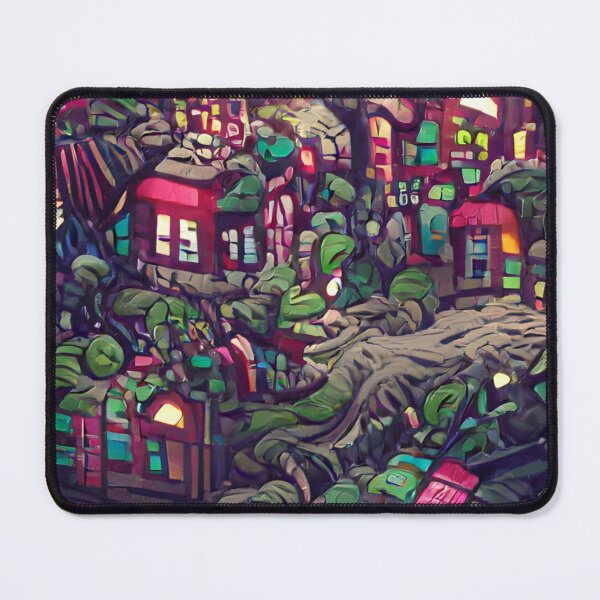 Item preview, AI - Festive Village designed and sold by ArtRicah.