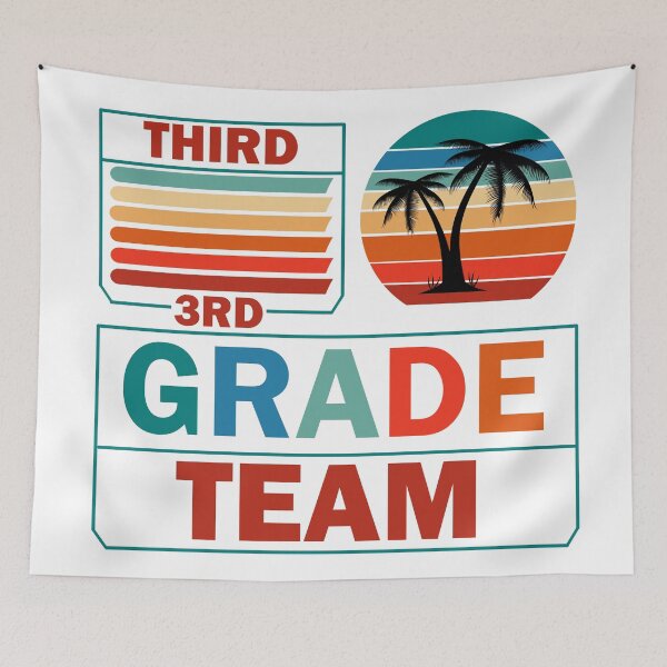Item preview, 3rd Grade Team Retro Groovy Teacher Happy 1st Day Of School  designed and sold by Rami Khalifah.