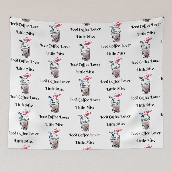Item preview, Little Miss Iced Coffee Lover   designed and sold by LittleRosieUSD.