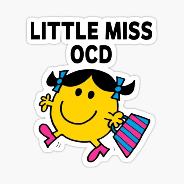 Item preview, Little Miss OCD      designed and sold by LittleRosieUSD.