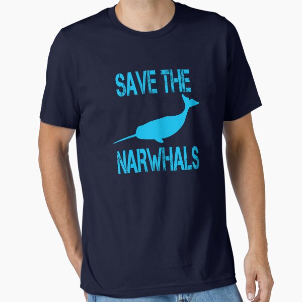 Vista previa del artículo con la obra «Salvar a los Narwhals», diseñado y vendido por everything-shop.