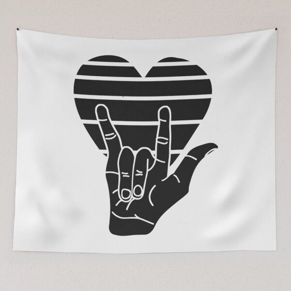 Item preview, ASL Shirts Sign Language Apparel Love Be Kind Deaf Teacher   designed and sold by LetGrant.