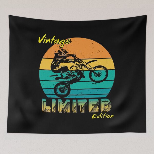 Item preview, Vintage Themed Design Limited Edition Dirt Biker designed and sold by HiruK.