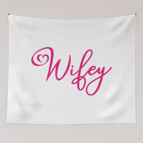 Item preview, Wifey - Pink designed and sold by MyDesignRox.
