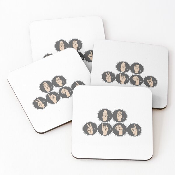 Item preview, ASL Be Kind   designed and sold by LetGrant.