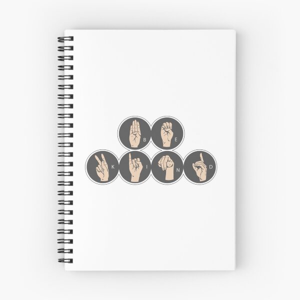 Item preview, ASL Be Kind   designed and sold by LetGrant.