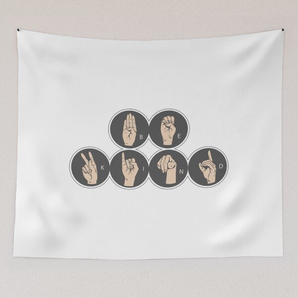 Item preview, ASL Be Kind   designed and sold by LetGrant.