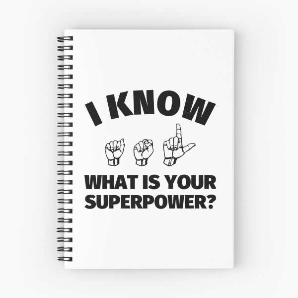 Item preview, ASL I know American Sign Language - What is Your Superpower   designed and sold by LetGrant.