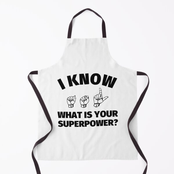 Item preview, ASL I know American Sign Language - What is Your Superpower   designed and sold by LetGrant.