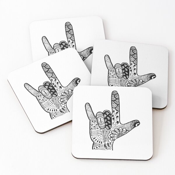 Item preview, ASL Love Sign Language Hand    designed and sold by LetGrant.