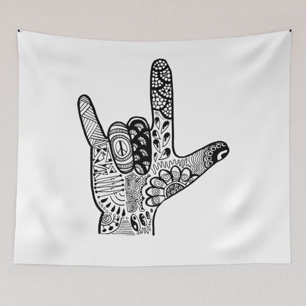 Item preview, ASL Love Sign Language Hand    designed and sold by LetGrant.