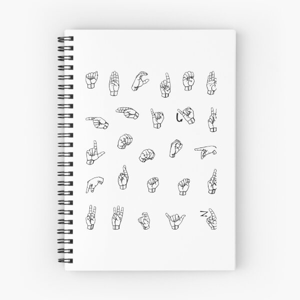 Item preview, ASL s  ABCs Individual ASL Alphabet Letters Sign Language Design   designed and sold by LetGrant.