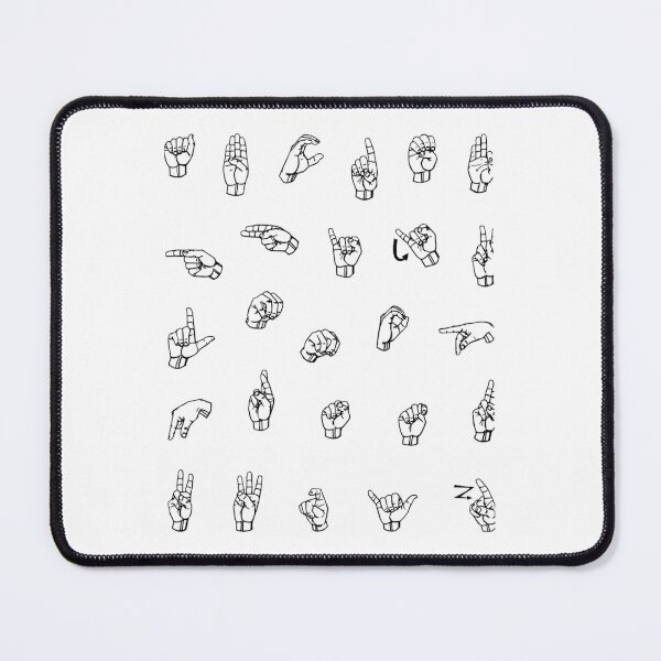 Item preview, ASL s  ABCs Individual ASL Alphabet Letters Sign Language Design   designed and sold by LetGrant.