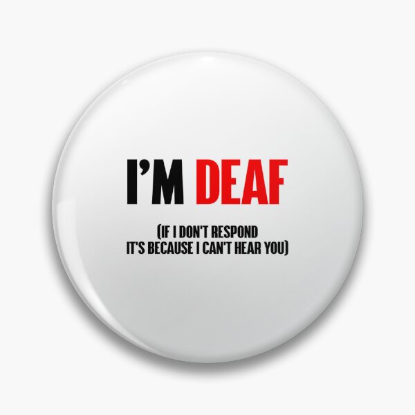 Item preview, I am deaf    designed and sold by LetGrant.