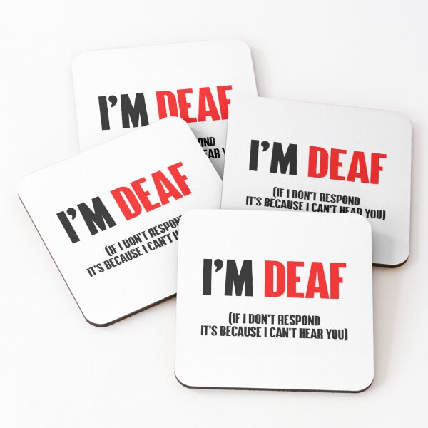 Item preview, I am deaf    designed and sold by LetGrant.