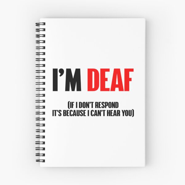 Item preview, I am deaf    designed and sold by LetGrant.