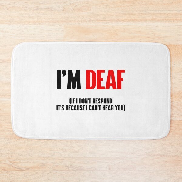 Item preview, I am deaf    designed and sold by LetGrant.