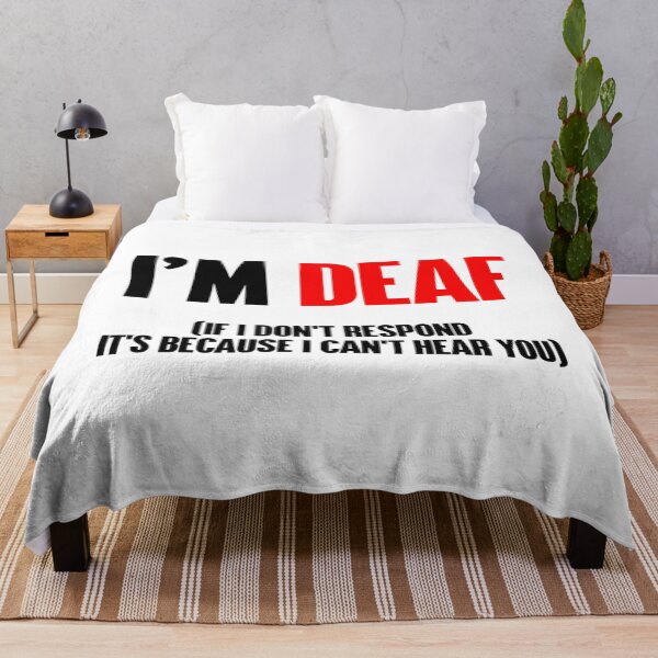 Item preview, I am deaf    designed and sold by LetGrant.