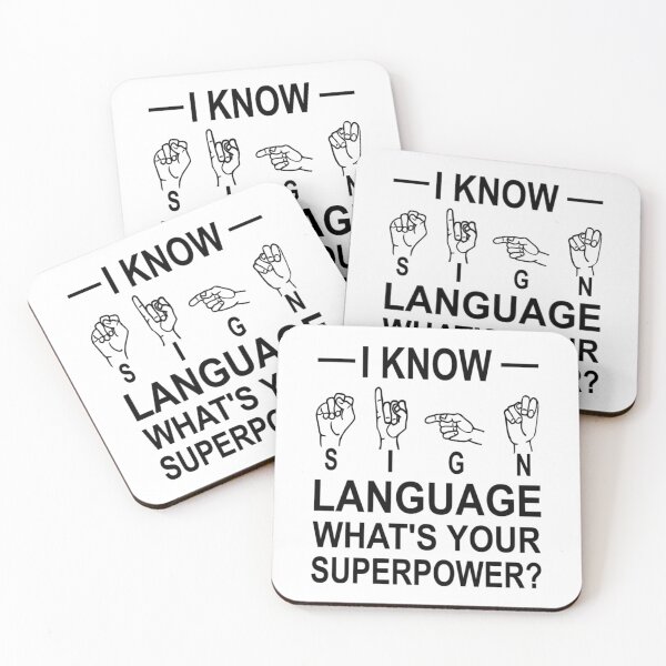 Item preview, I Know Sign Language What_s Your Superpower    designed and sold by LetGrant.
