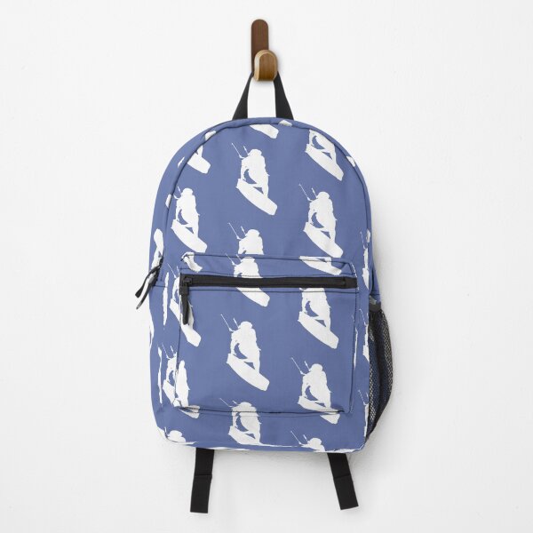 Item preview, Kitesurfers Freestyle Kite Female Rider White Silhouette designed and sold by taiche.