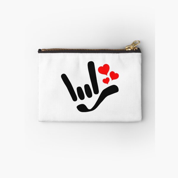 Item preview, ILY I Love You With Red Heart ASL American Sign Language Design   designed and sold by LetGrant.