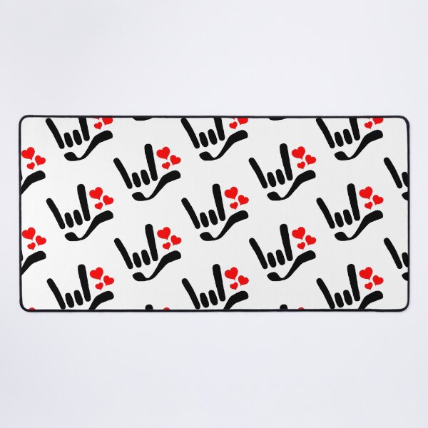 Item preview, ILY I Love You With Red Heart ASL American Sign Language Design designed and sold by LetGrant.