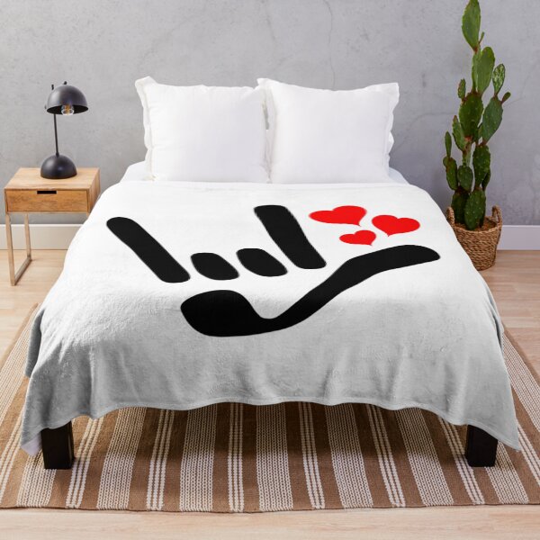Item preview, ILY I Love You With Red Heart ASL American Sign Language Design   designed and sold by LetGrant.