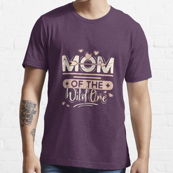 mom of the wild one shirt lumberjack