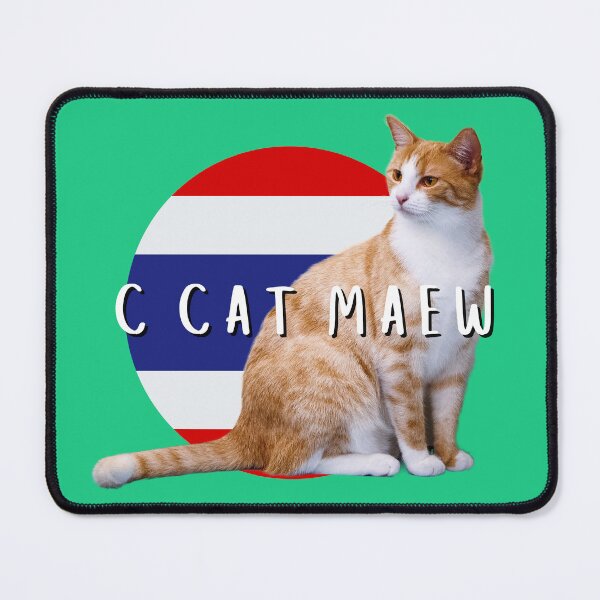 Item preview, C Cat maew, english alphabet to thai translation  designed and sold by pookamon14.