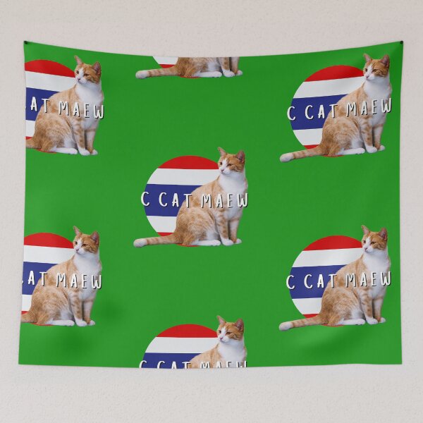 Item preview, C Cat maew, english alphabet to thai translation  designed and sold by pookamon14.