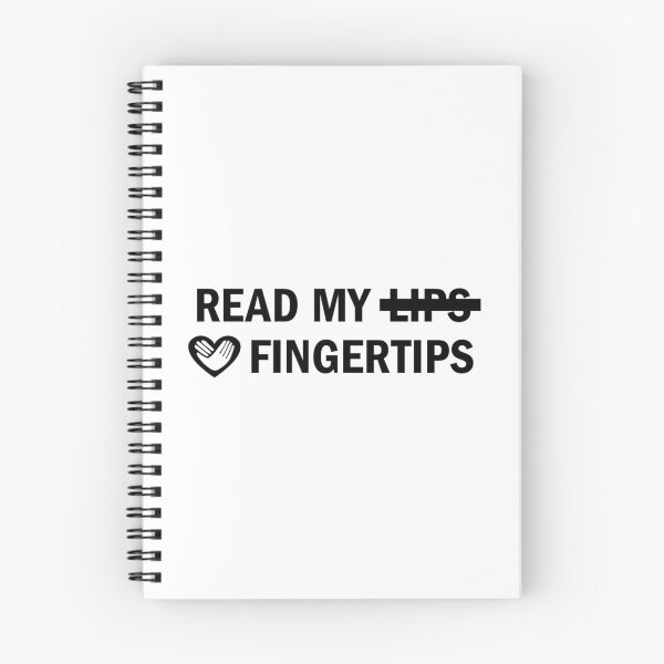 Item preview, Read My (Lips) Fingertips - Black print   designed and sold by LetGrant.