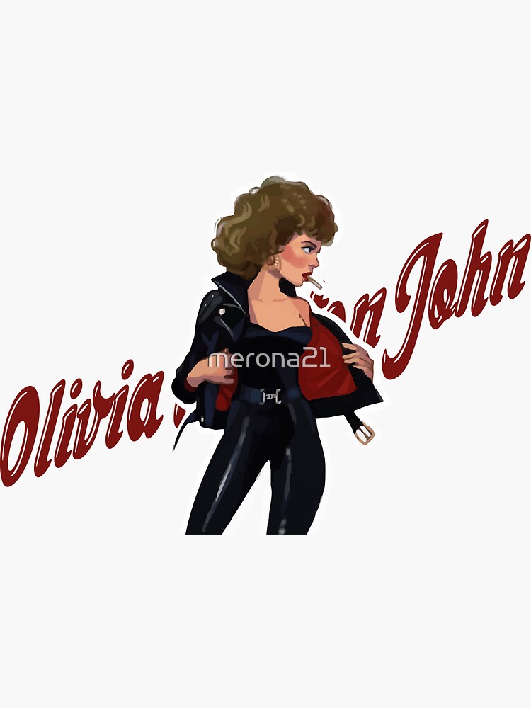 Olivia Newton John Olivia Newton John Vintage Retro Legend Sticker For Sale By Merona21 2323