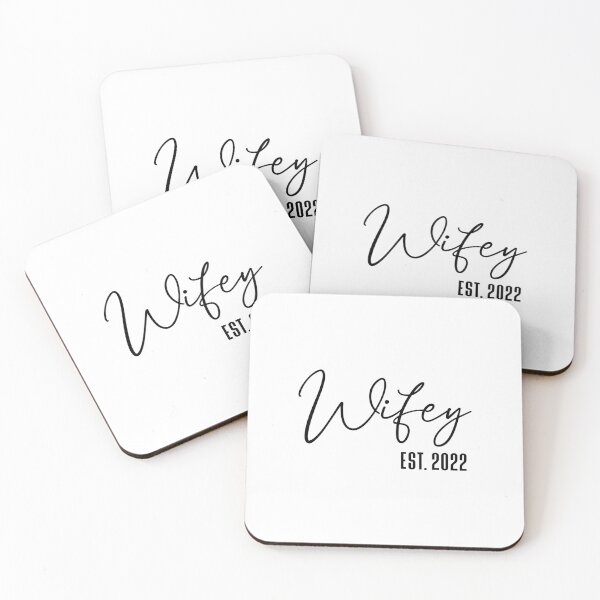 Item preview, Wifey - EST. 2022 designed and sold by MyDesignRox.
